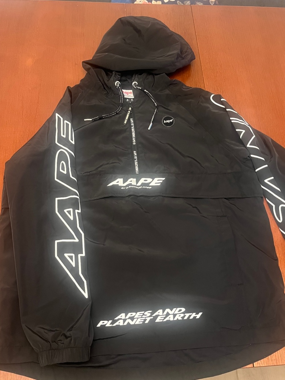 AAPE-By A Bathing Ape Hooded Anorak Jacket
